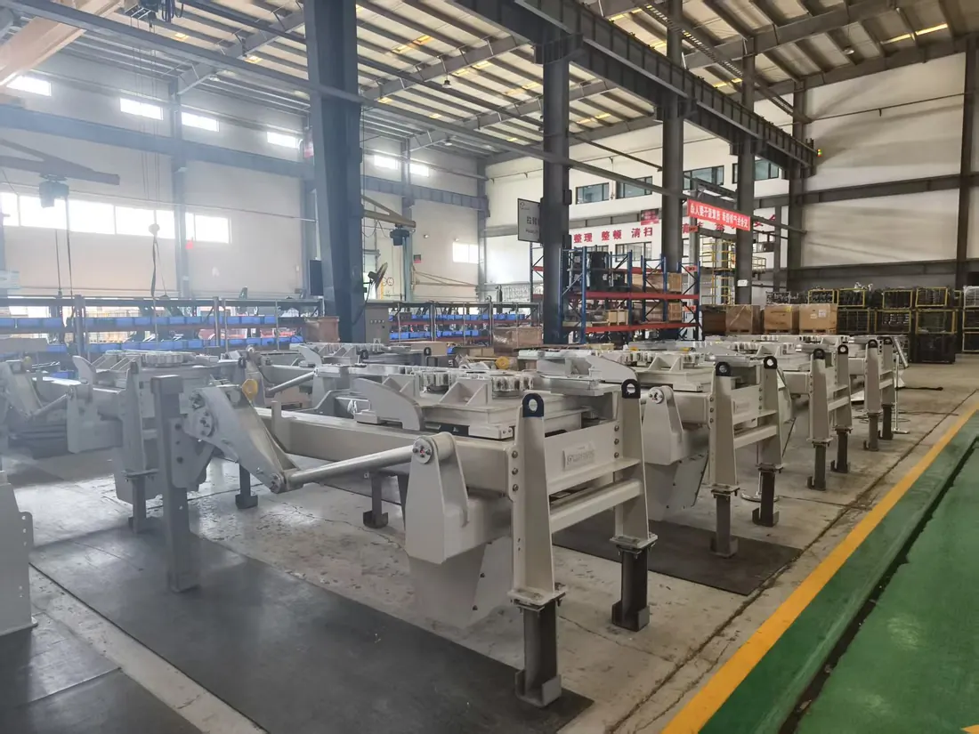 Engineered equipment assemblies in a manufacturing workshop